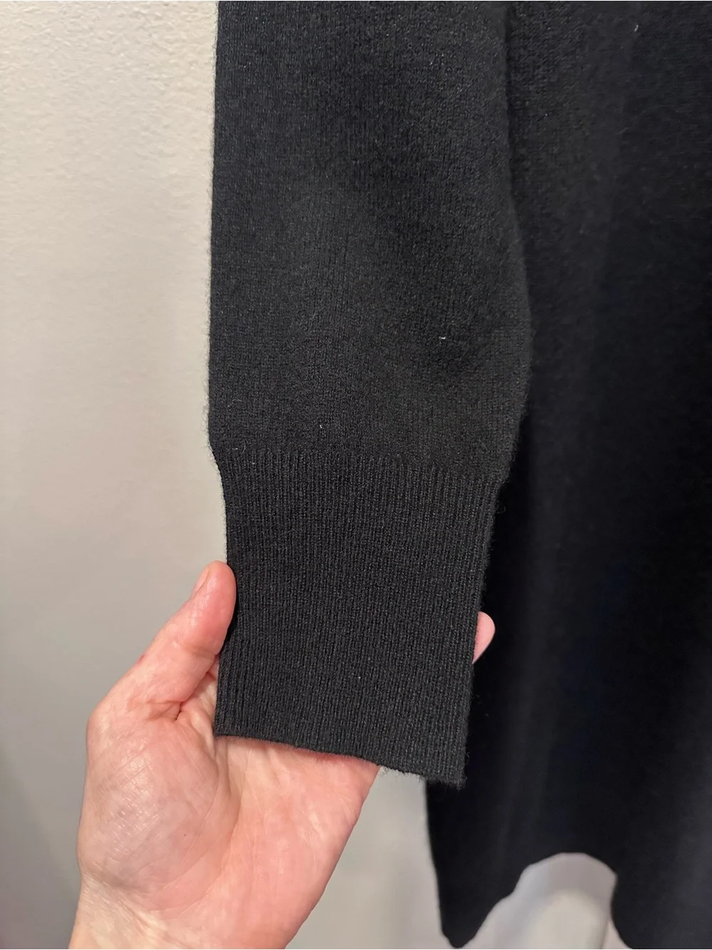 J. Crew Black Cashmere Crewneck Dress - Picture 4 of 6